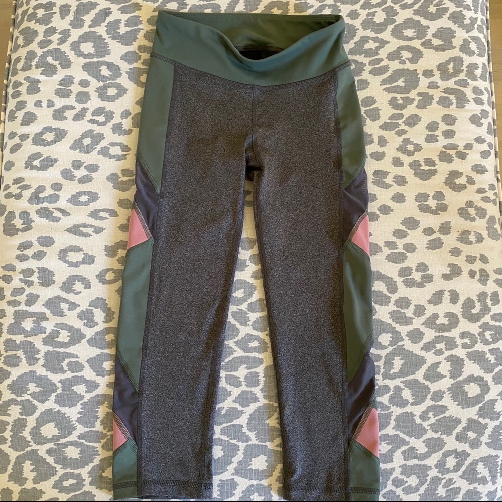 Live Love Dream Cropped Mesh Leggings